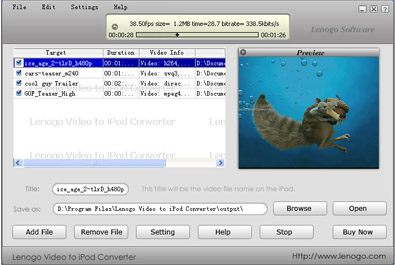 1st iPod to PC Transfer screenshot